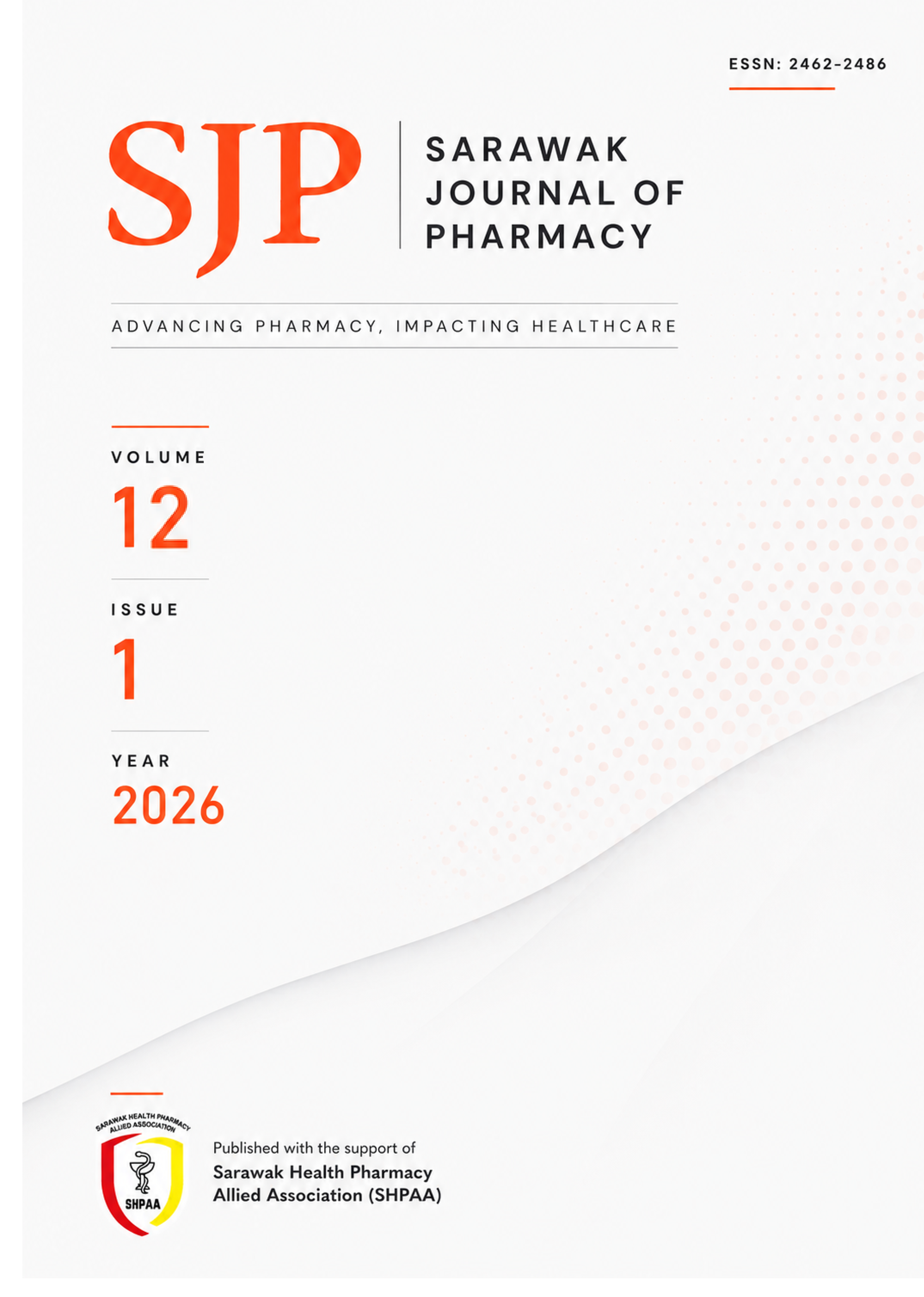 					View Vol. 12 No. 1 (2026): Sarawak Journal of Pharmacy
				
